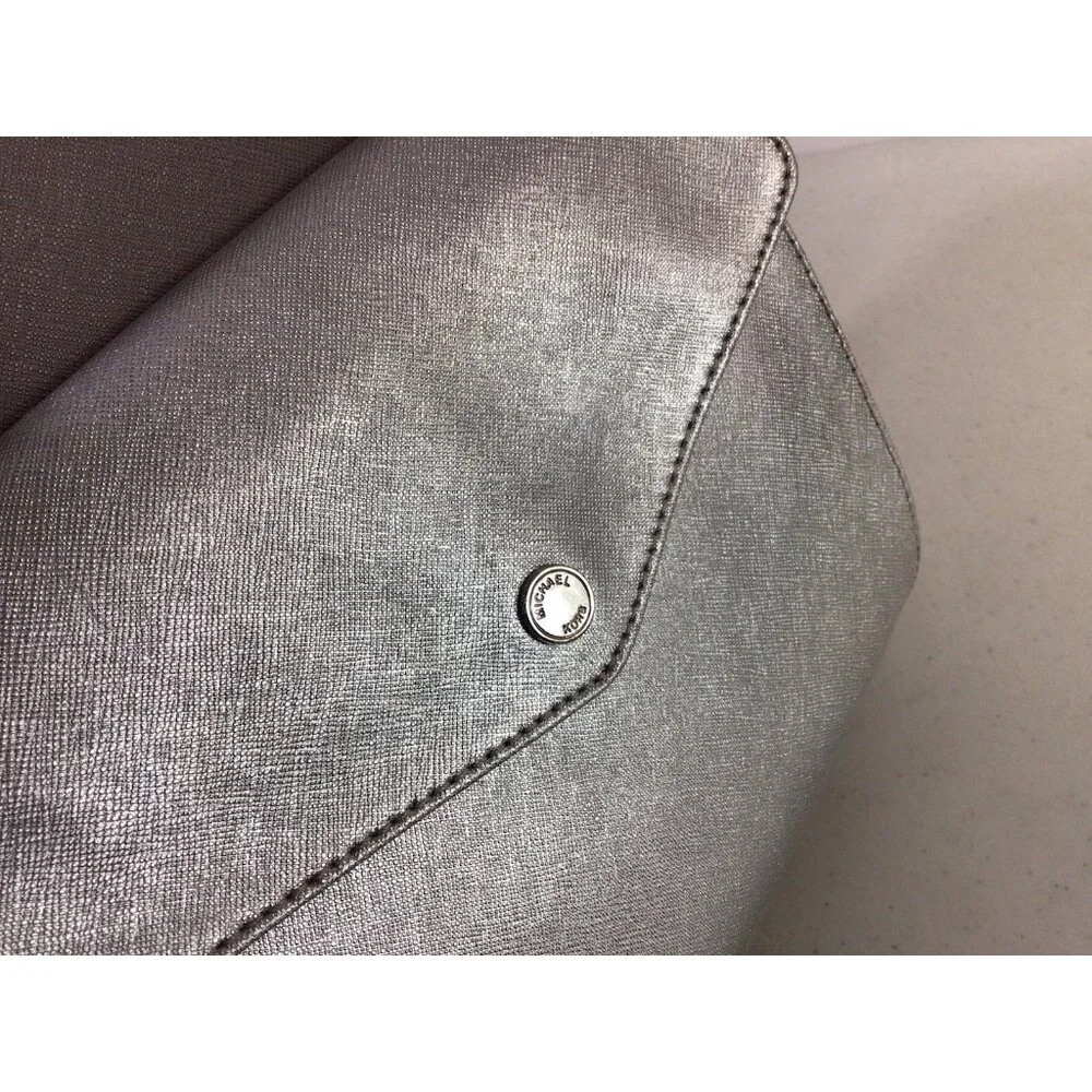 Michael Kors Gray Leather Purse Tote